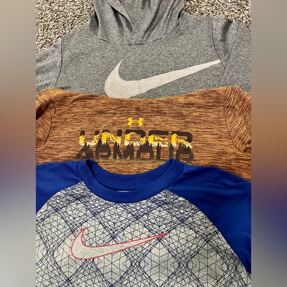 Nike Other - Nike Boys Lot EUC Size 7 Under Armour (3)